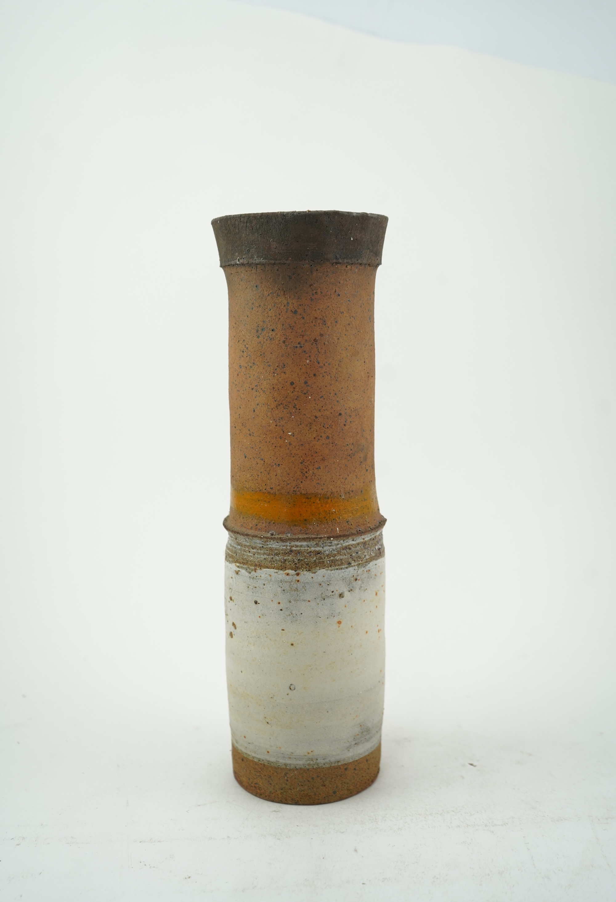 Robin Welch (1936-2019): A stoneware 'Chimney Pot' vase